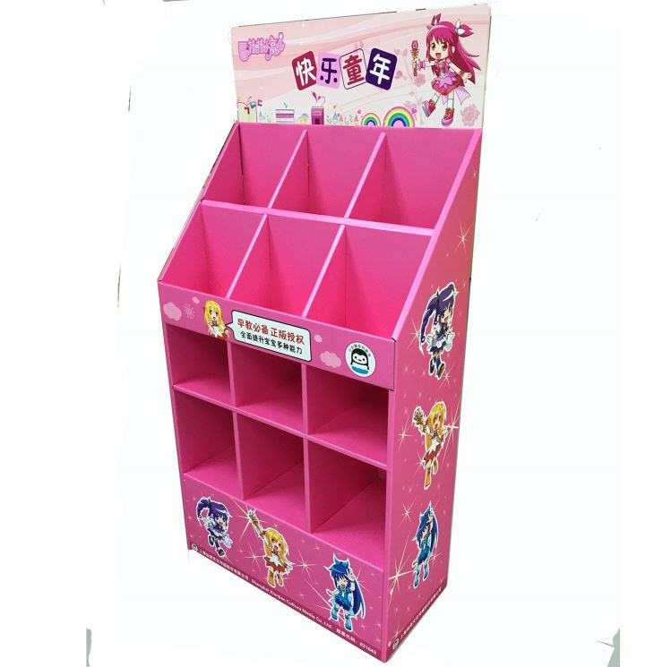 Cardboard Floor Standing Literature Display