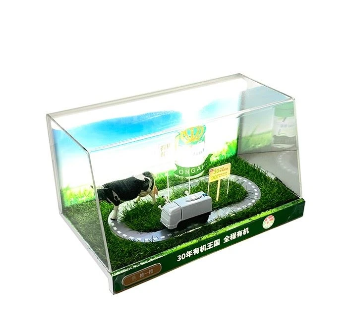Light Transparent Acrylic Display Box With Base